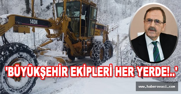 Başkan Zihni Şahin'den 'KAR' açıklaması