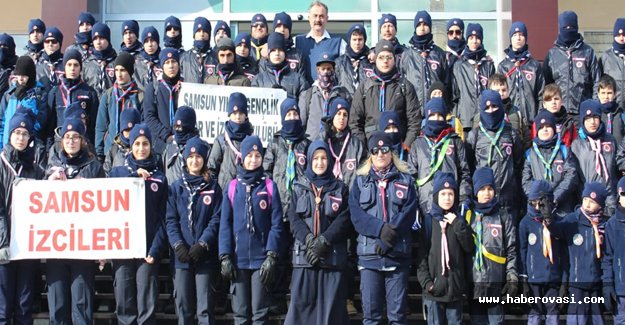 Ladik'te izci kampı sona erdi