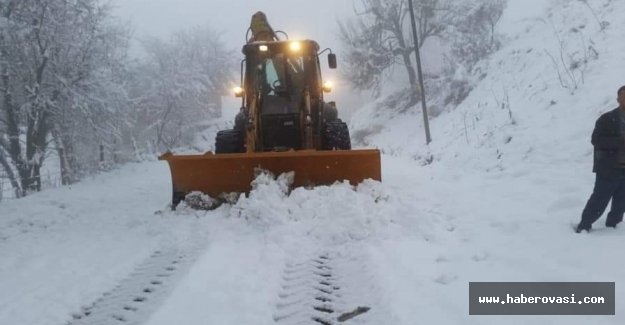 Samsun'da yoğun Kar eğitimi durdurdu