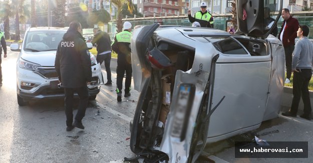 Yılın ilk Trafik kazası 1 yaralı