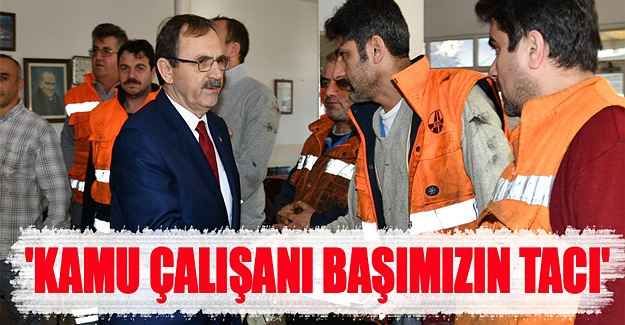 Başkan Zihni Şahin, Karayolları işçileriyle buluştu