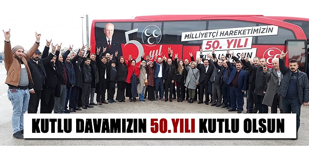 MHP Samsun 50. Yılı Adana’da Kutladı.