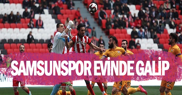 Samsunspor Eyüpspor'u tek golle geçti