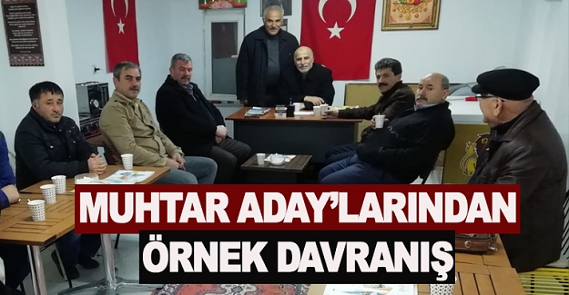 MUHTAR ADAYLARINDAN ÖRNEK DAVRANIŞ