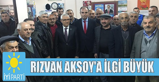 Rızvan Aksoy'a ilgi büyük