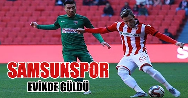 Samsunspor evinde güldü