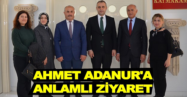 Ahmet Adanur'a anlamlı ziyaret