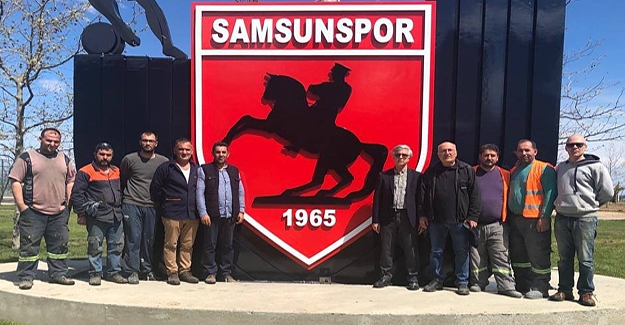 Batı Park'a Samsunspor logosu
