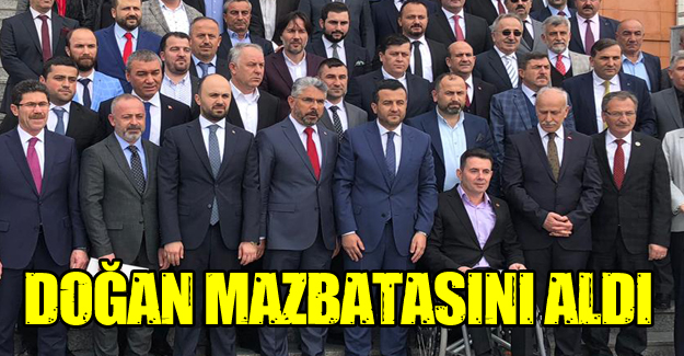 Doğan mazbatasını aldı