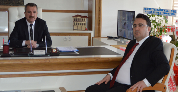 Kaymakam Yılmaz'dan Başkan Özdemir'e ziyaret