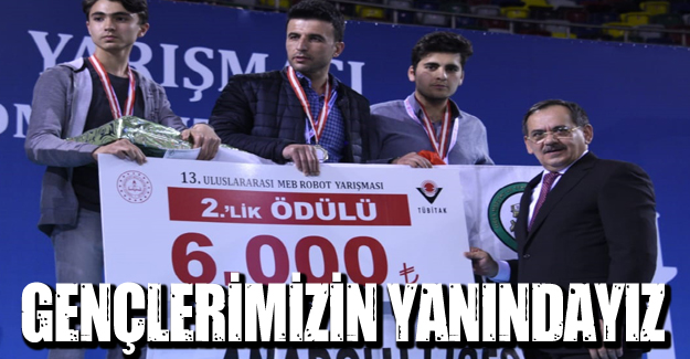 Mustafa Demir, gençlerimizin yanındayız!