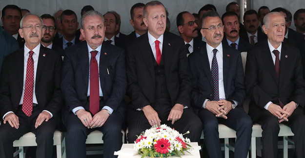 Cumhurbaşkanı Erdoğan 100. Yıl Törenlerinde