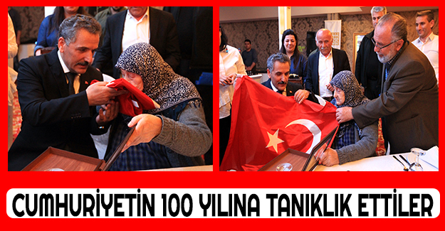 Cumhuriyetin 100 yılına tanıklık ettiler