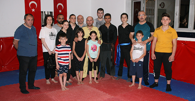 Kungfu eğitimleri  Samsun'da sürüyor 