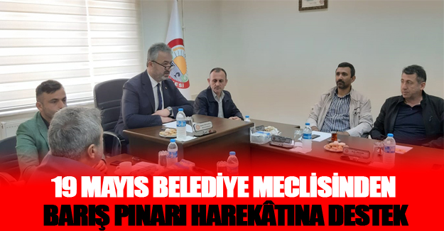 19 Mayıs`tan Barış Pınarı Harekâtına Destek