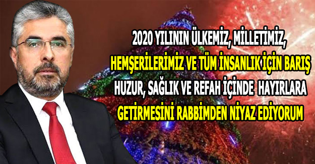 Başkan Ersan Aksu'nun Yeni Yıl Mesajı