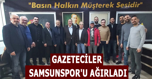 Gazeteciler Samsunspor'u ağırladı