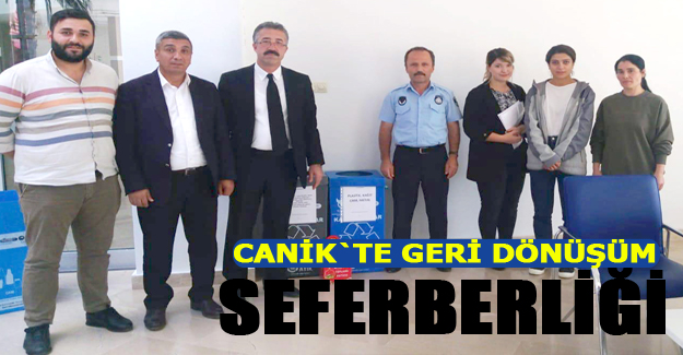 Canik`te Geri Dönüşüm seferberliği