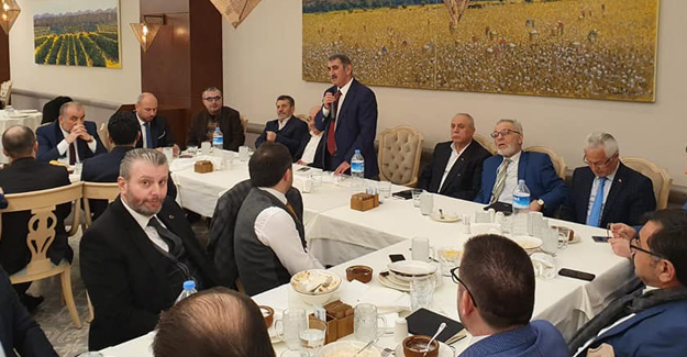 Köktaş İlçe Başkanları ile Ankara'da bir arada