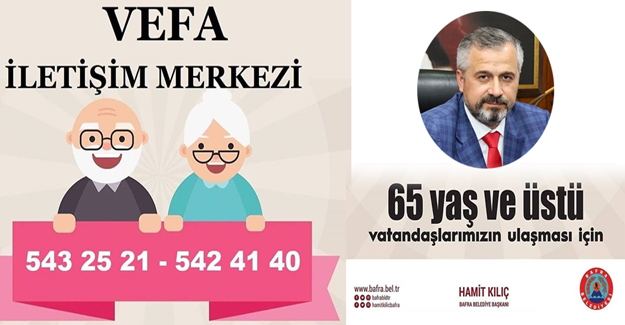 Bafra vefa iletişim merkezi