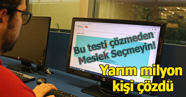 Bu testi çözmeden meslek seçmeyin!