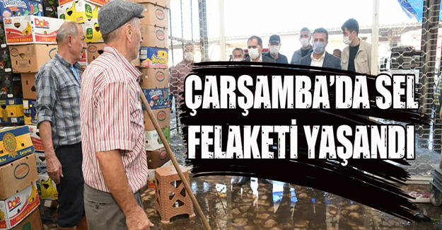 Samsun'da Sel felaketi