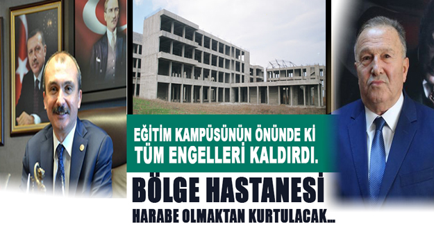 Bölge Hastanesi Harabe Olmaktan Kurtulacak…