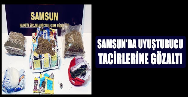 Samsun'da uyuşturucu tacirleri yakalandı