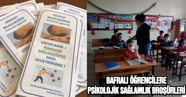 Bafralı Öğrencilere Psikolojik Sağlamlık Broşürleri