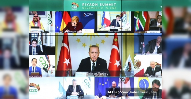 Erdoğan ,G20 zirvesinde konuştu