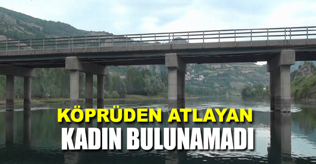 Bafra'da kadın köprüden atladı