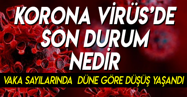 Korona virüs'de son durum ne