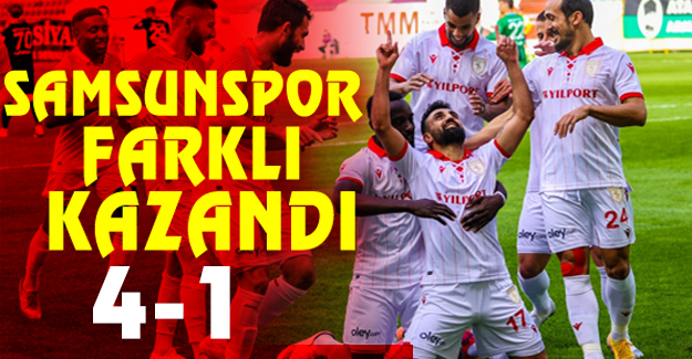 Samsunspor Farklı Kazandı