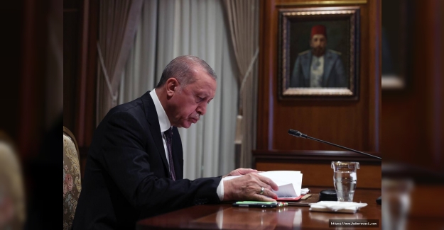 Erdoğan, Macron ile görüştü