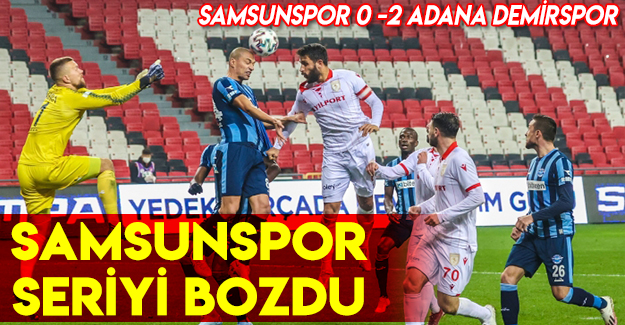 Samsunspor 0-2 Adanademirspor