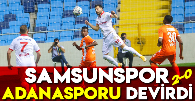 Samsunspor Adanasporu devirdi