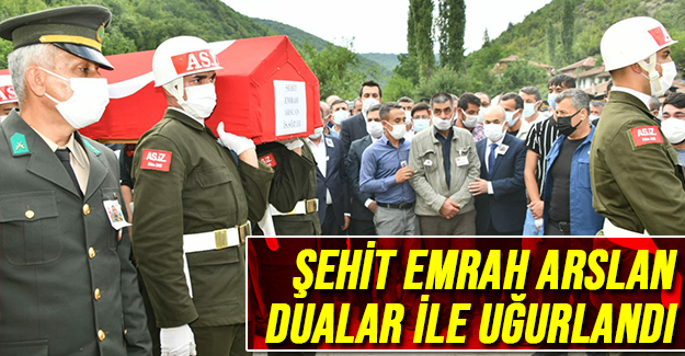 Şehit Emrah Arslan Dualar ile uğurlandı