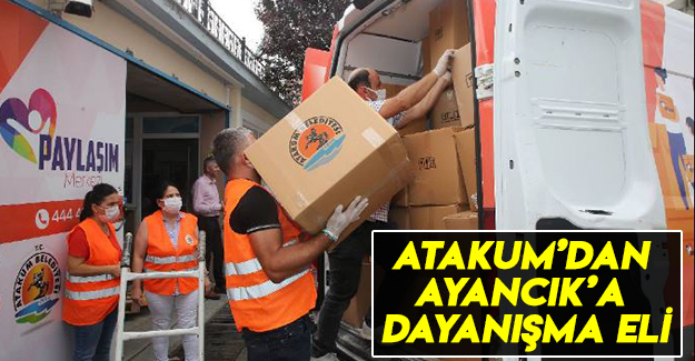 Atakum’dan Ayancık’a dayanışma eli