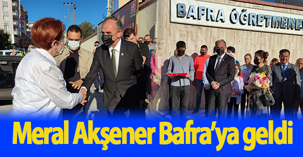 Meral AKŞENER Bafra'da