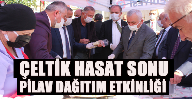 BAFRA'DA ÇELTİK HASAT SONU PİLAV DAĞITIM ETKİNLİĞİ