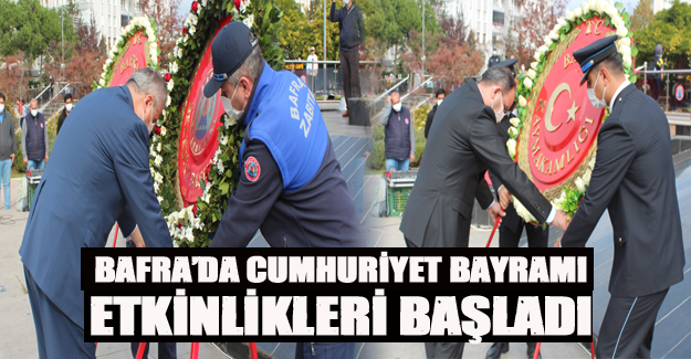 Bafra’da Cumhuriyet Bayramı coşkusu