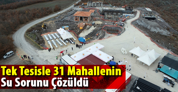 31 Mahallenin İçme Suyu Problemi Bitiyor