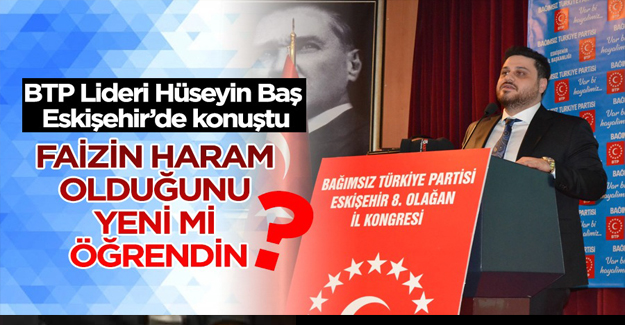 Faizin haram olduğunu yeni mi öğrendin?