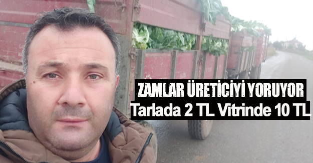 Tarlada 2 TL Vitrinde 10 TL