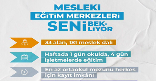 Mesleki Eğitimde büyük fırsat