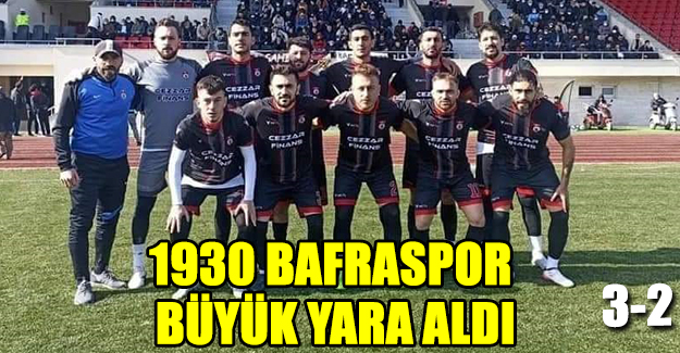 1930 Bafraspor Büyük Yara Aldı