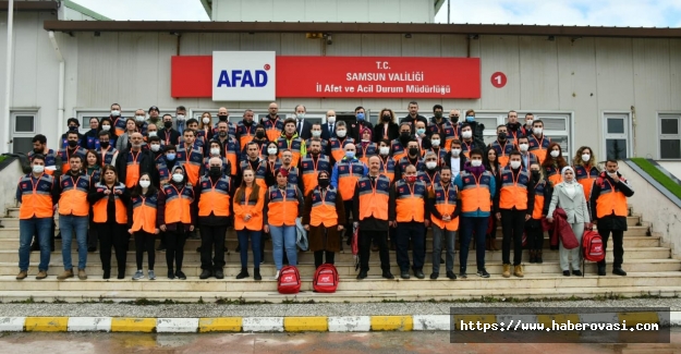 AFAD Gönüllüsü Belge Dağıtımı yapıldı