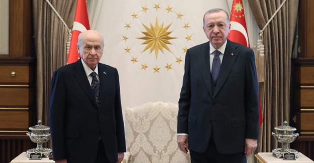 Erdoğan Bahçeli ile görüştü