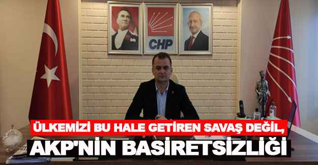 Fatih Türkel AK partinin basiretsizliğidir