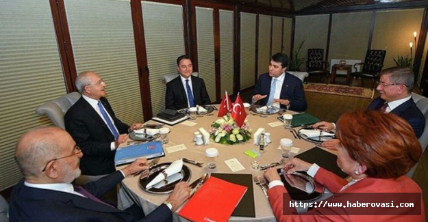 6'lı masa Erdoğan'a itiraz etti
